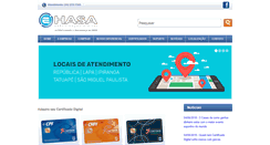 Desktop Screenshot of e-hasa.com.br