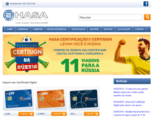 Tablet Screenshot of e-hasa.com.br